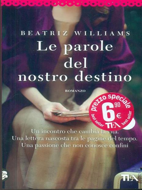 Le parole del nostro destino - Beatriz Williams - copertina