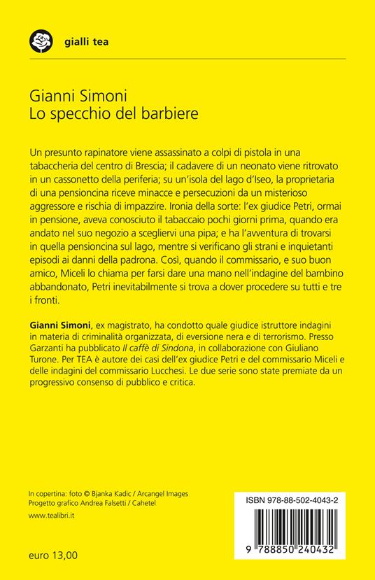 Lo specchio del barbiere. Un caso di Petri e Miceli - Gianni Simoni - Libro  - TEA - Gialli TEA | IBS