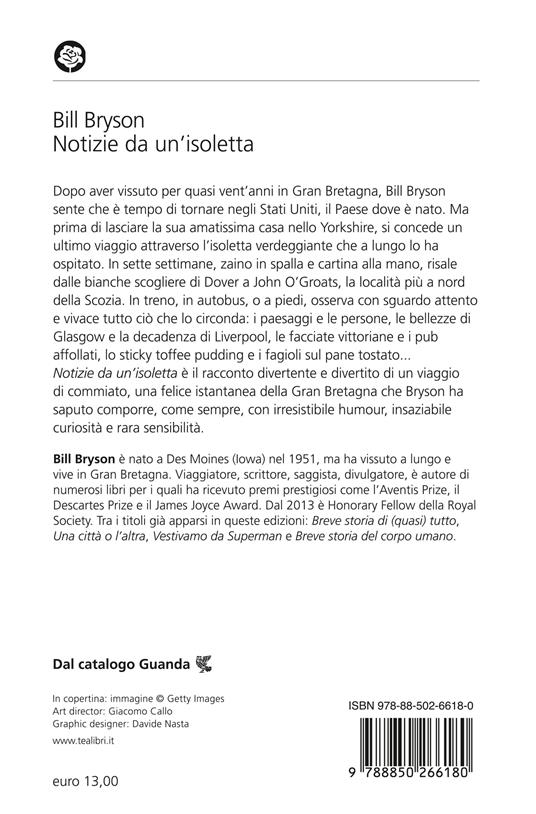 Notizie da un'isoletta. Viaggio in Gran Bretagna - Bill Bryson - 2