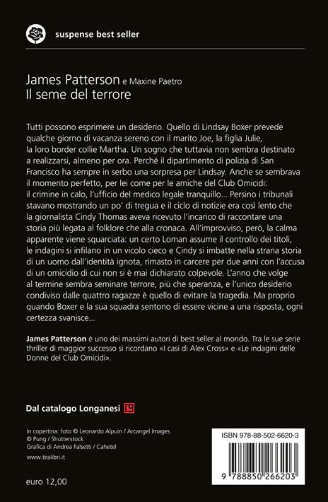 Il seme del terrore - James Patterson,Maxine Paetro - 2