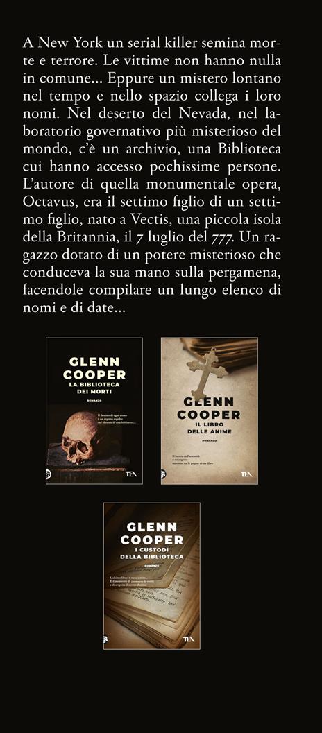 La biblioteca dei morti - Glenn Cooper - 2