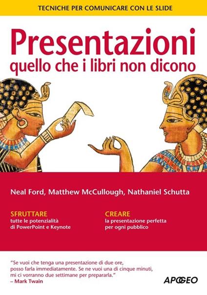 Presentazioni: quello che i libri non dicono. Tecniche per communicare con le slide - Neal Ford,Matthew McCullough,Nathaniel Schutta - copertina