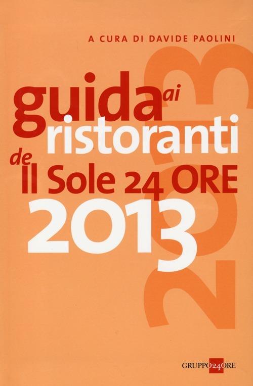 Guida ai ristoranti de Il Sole 24 Ore 2013 - copertina