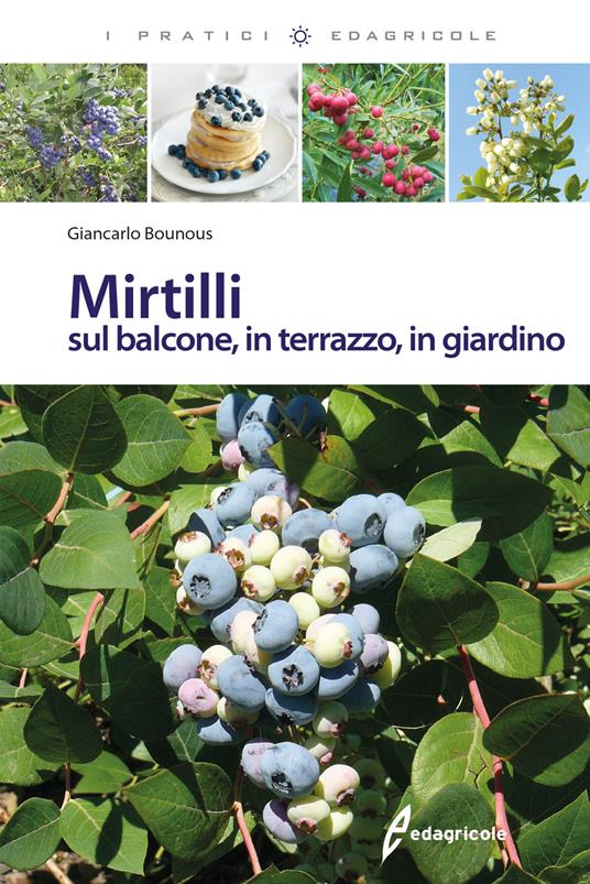 Mirtilli sul balcone, in terrazzo, in giardino - Giancarlo Bounous - copertina