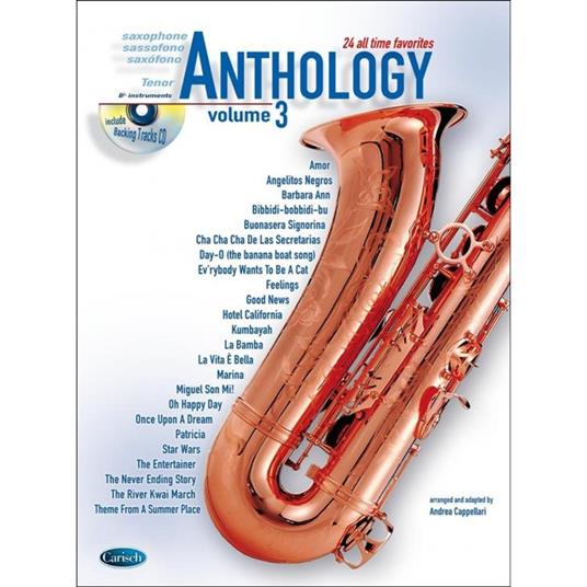  Anthology tenor sax. Vol. 3 -  Andrea Cappellari - copertina