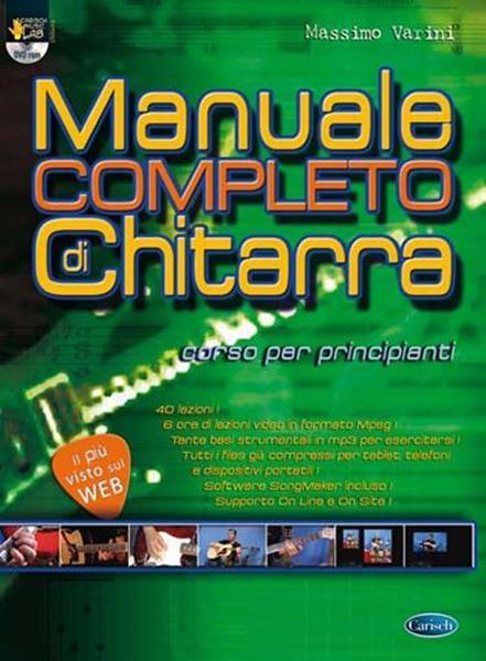 Manuale completo di chitarra. Corso per principianti. Con DVD - Massimo Varini - copertina