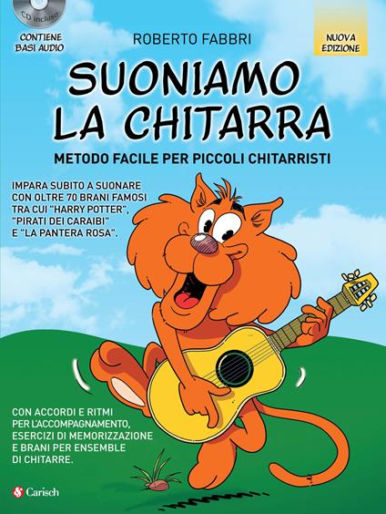 Suoniamo la chitarra. Metodo facile per piccoli chitarristi. Con CD-Audio - Roberto Fabbri - copertina