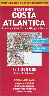 Stati Uniti. Costa Atlantica. Boston, New York, Niagara Falls 1:1.250.000 - copertina