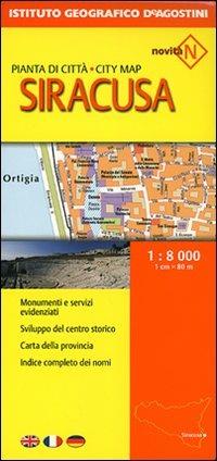 Pianta di Siracusa 1:8.000 - Libro - De Agostini - Piante di città d'Italia  | IBS