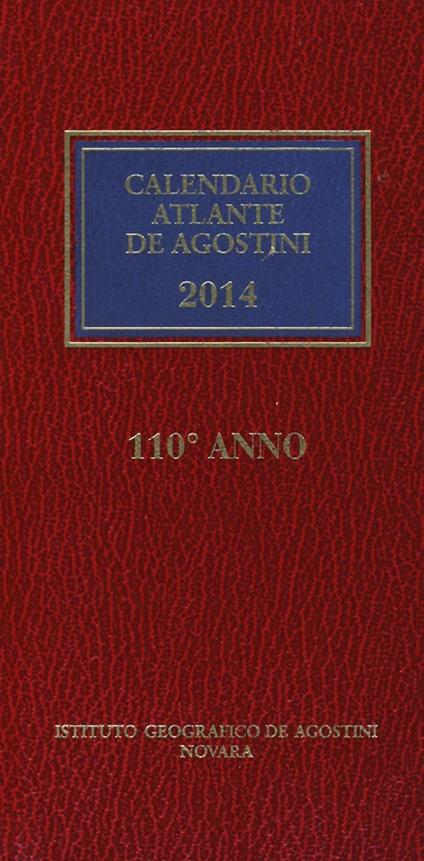 Calendario atlante De Agostini 2014. Con aggiornamento online - copertina