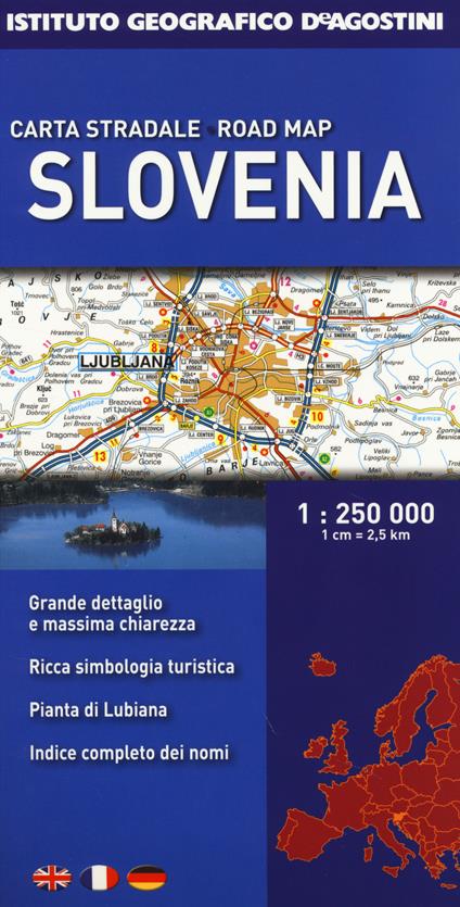 Slovenia 1:250.000 - copertina