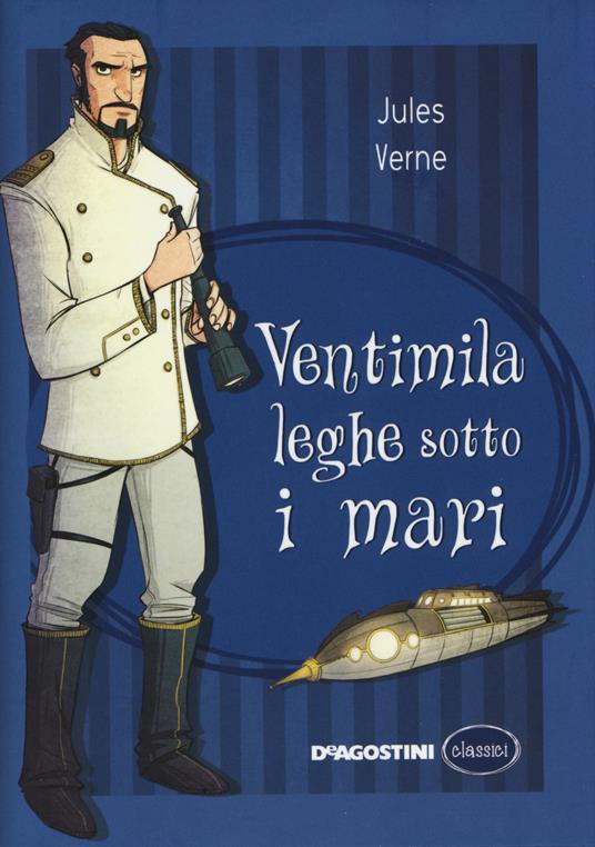 Ventimila leghe sotto i mari - Jules Verne - copertina