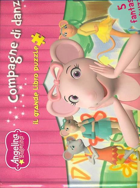 Compagne di danza. Angelina Ballerina. Il grande libro puzzle. Ediz. illustrata - S. Lombardi - 4