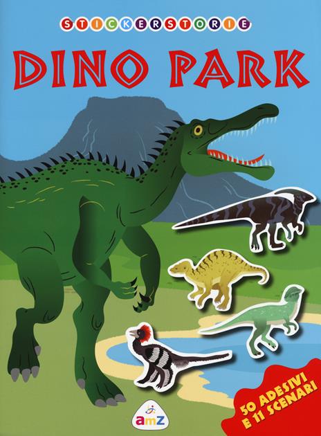 Dinopark. Con adesivi. Ediz. illustrata - Silvia Lombardi - copertina