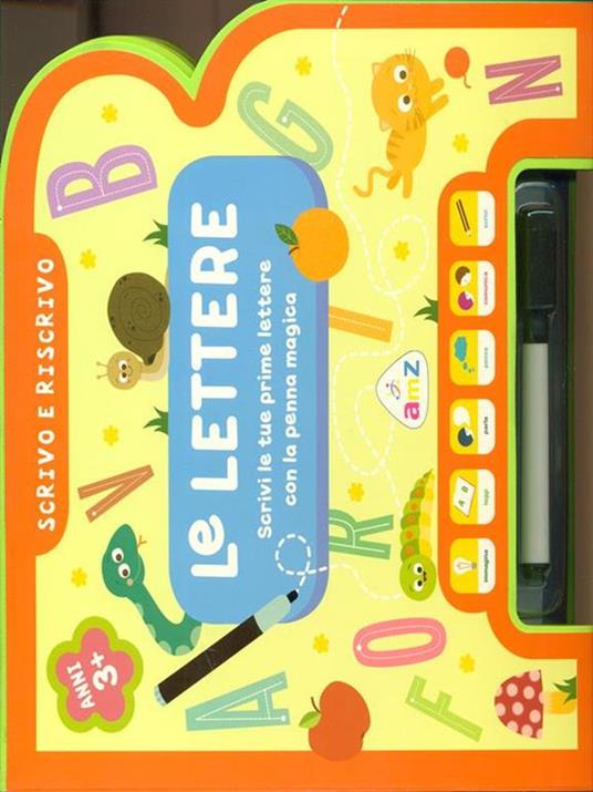 Le lettere. Scrivo e riscrivo. Ediz. illustrata. Con gadget - copertina