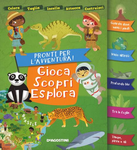 Pronti per l'avventura! Gioca, scopri, esplora. Con adesivi. Ediz. illustrata - copertina