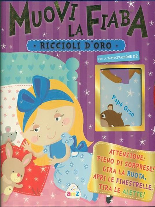 Riccioli d'oro. Muovi la fiaba. Ediz. illustrata - copertina