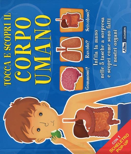 Tocca e scopri il corpo umano. Ediz. illustrata - Mattia Cerato - copertina