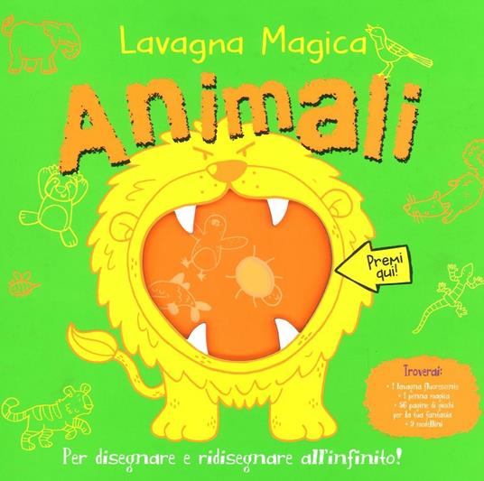 Animali. Lavagna magica. Ediz. illustrata. Con gadget - Suhel Ahmed - 5