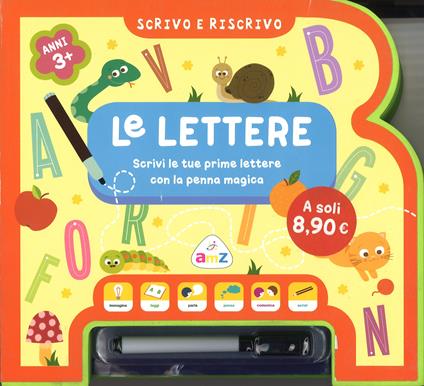 Le lettere. Scrivo e riscrivo. Ediz. illustrata. Con gadget - copertina