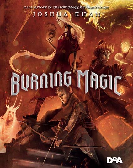 Burning magic - Joshua Khan - copertina