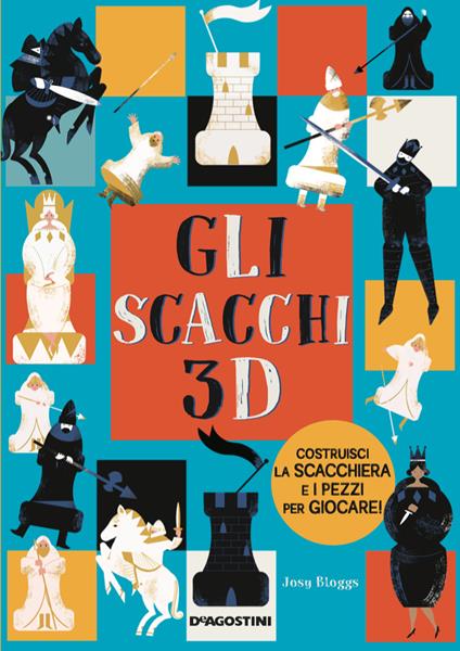 Gli scacchi 3D. Con scacchiera - copertina