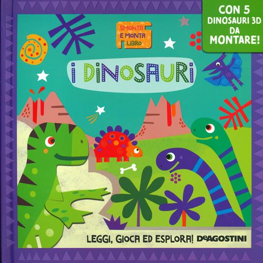 I dinosauri. Smonta e monta libro. Con gadget - copertina