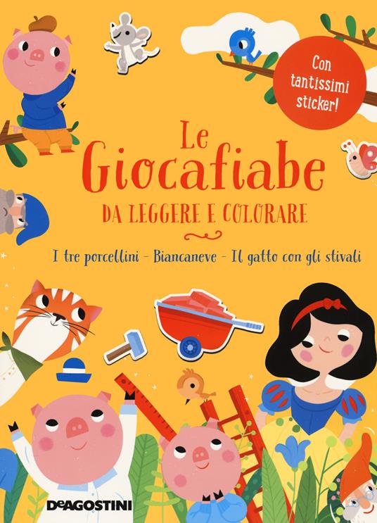 Le giocafiabe da leggere e colorare. Vol. 2: tre porcellini-Biancaneve-Il gatto con gli stivali, I. - copertina