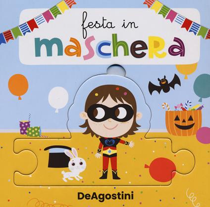 Festa in maschera. Libro puzzle. Ediz. a colori - copertina