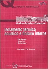 Isolamento termico acustico e finiture interne - copertina