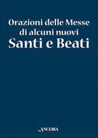 Orazioni delle Messe di nuovi Santi e Beati - copertina