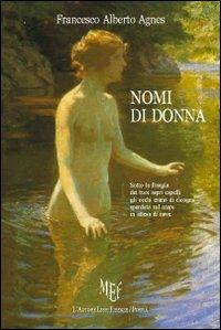 Nomi di donna - Francesco A. Agnes - copertina