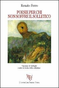 Poesie per chi non soffre il solletico - Renato Ferro - copertina