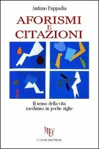 Aforismi e citazioni - Antimo Pappadia - copertina