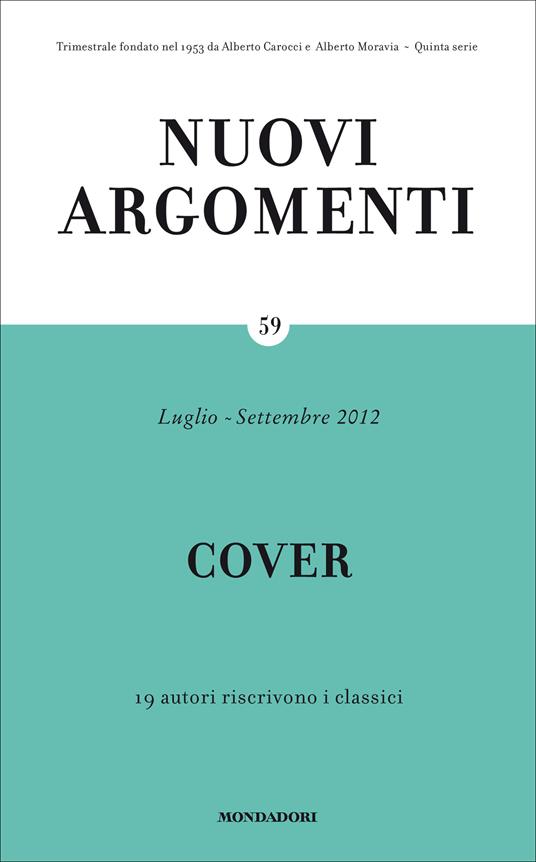 Nuovi argomenti. Vol. 59 - AA.VV. - ebook