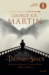 Game of Thrones 5 cofanetti libri, serie George R.R. Martin Le Cronache del  Ghia