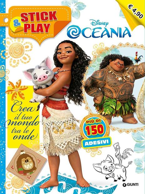 Oceania. Crea il tuo mondo tra le onde. Stick & play. Con Adesivi - copertina