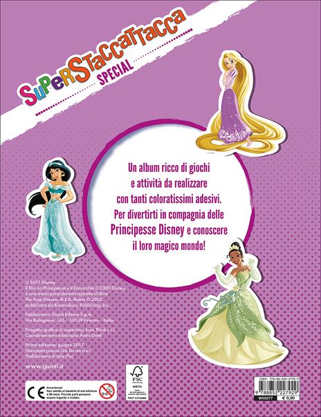 Principesse. Disney Princess. Superstaccattacca special. Ediz. illustrata -  9788852218460 in Libri con adesivi