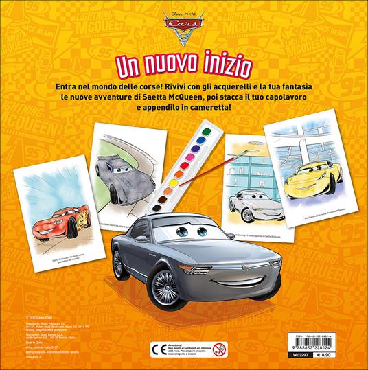 Cars 3. Un nuovo inizio. Libro acquerello. Con 10 acquerelli e 1 pennello - 2