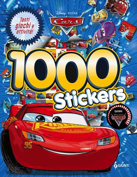 Cars 3. 1000 stickers. Con adesivi - Libro - Disney Libri 