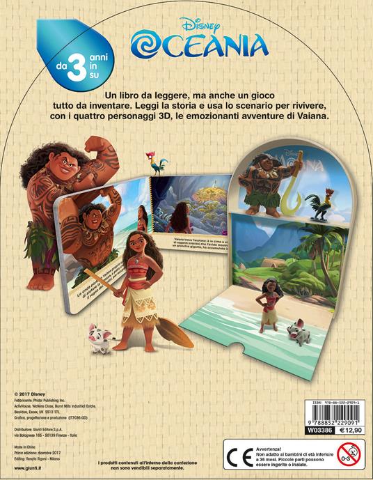 Oceania. Libro gioca kit. Ediz. a colori. Con gadget - Libro - Disney Libri  - | IBS