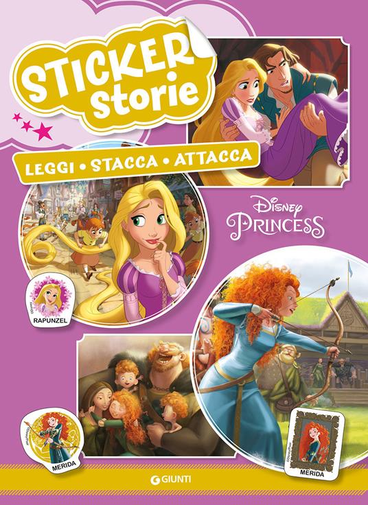 Rapunzel-Ribelle. Sticker storie - copertina