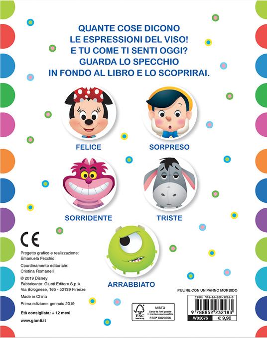 Oggi mi sento così. Ogni faccia rivela un'emozione - Libro - Disney Libri -  Disney baby