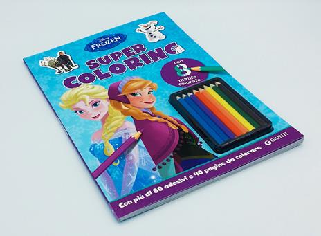 Frozen. Super coloring. Con adesivi. Con 8 matite - 3