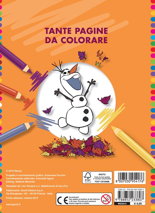 Frozen 2. Maxi supercolor - Libro - Disney Libri - Maxi supercolor | IBS