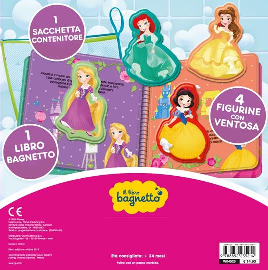 Disney princess. Il libro bagnetto. Ediz. a colori. Con gadget - 2