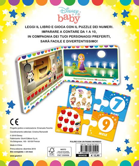 Numeri. Puzzle leggi e gioca. Ediz. a colori. Con 20 Carte - 2