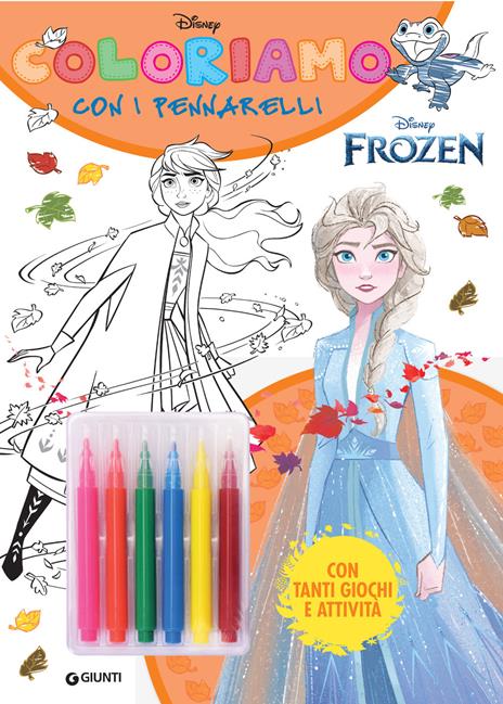 Frozen. Coloriamo con i pennarelli. Super album. Ediz. a colori. Con gadget - copertina