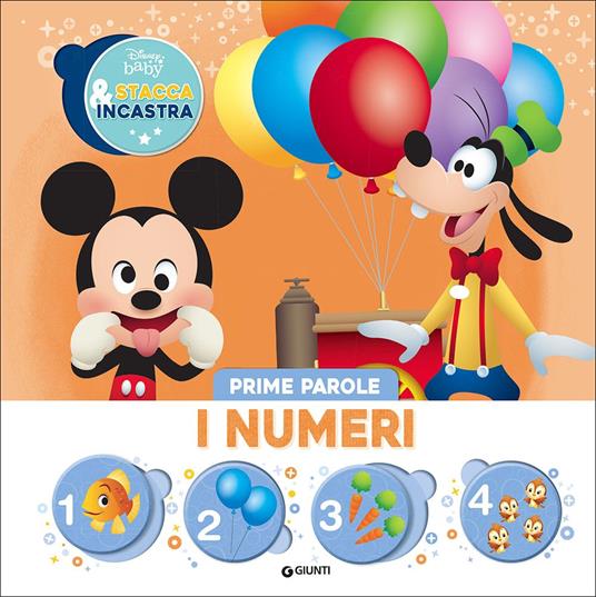 I numeri. Prime parole. Stacca & incastra. Ediz. a colori - copertina