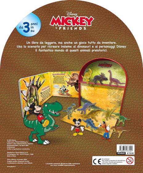 dinosauri. Mickey & friends. Maxi libro gioca kit